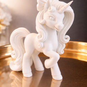 Unicorn beeldje - wit of zelf verven